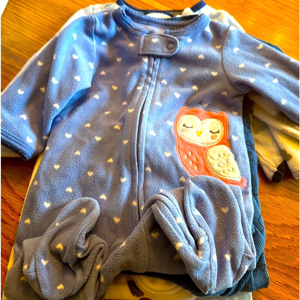 Carter's plush onesie could be for boy or girl
